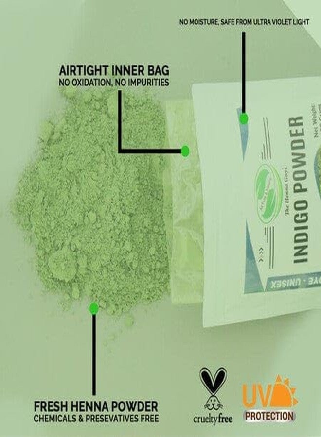 ذا حنا جايز 200 غرام من مسحوق النيلة لصبغ الشعر - ذا هينا جايز - Image 3